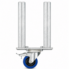 Bütec Steckbein 60cm mit Bremsrolle 2-fach
