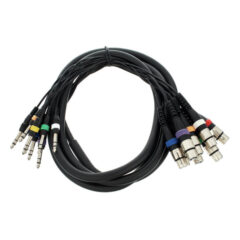 Multicore 8 sym. Klinke (m) - 8 XLR (f) / 3m