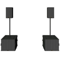 Ton Anlagen Set L-Acoustics 108p+SB15p (Aktiv)