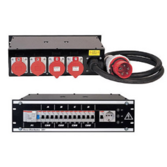 125A CEE UV - 4x 32A CEE, 2x RCD