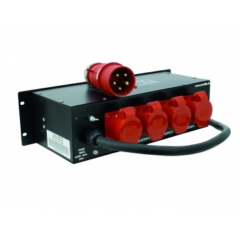 63A CEE UV - 4x 16A CEE, RCD