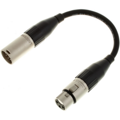 Adapter XLR 3pol female / DMX 5pol male