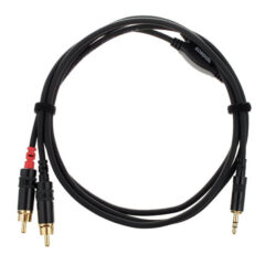 Adapter Klinke 3,5 sym. male / 2x Cinch male