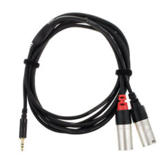 Adapter Klinke 3,5 sym. male / 2x XLR male