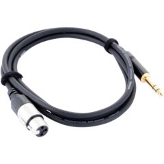 Adapter XLR 3pol female / Klinke 6,3 Stereo