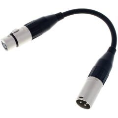Adapter XLR 3pol male / DMX 5pol female