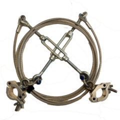 Global Truss Stahlseil Hinten 10mx8m
