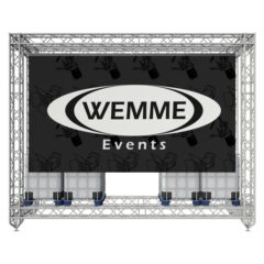 LED Boxwürfel 6,10m x 4,60m x 1,60m (BxHxT) Set