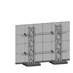 LEDVenture 2.6 XR 3,00m x 2,00m LED-Wand Set 01 - Stehend [3:2]