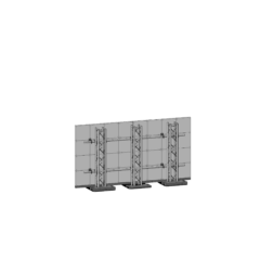 LEDVenture 2.6 XR 4,00m x 2,00m LED-Wand Set 02 - Stehend [2:1]