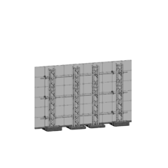 LEDVenture 2.6 XR 5,00m x 3,00m LED-Wand Set 03 - Stehend[5:3]