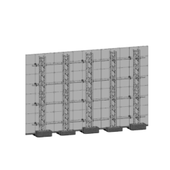 LEDVenture 2.6 XR 6,50m x 4,00m LED-Wand Set 04 - Stehend [13:8]