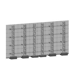LEDVenture 2.6 XR 8,00m x 4,00m LED-Wand Set 06 - Stehend [2:1]