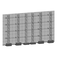 LEDVenture 2.6 XR 8,00m x 4,50m LED-Wand Set 07 - Stehend [16:9]