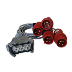 Motorsteuerung Adapter Harting female - 4Pol male