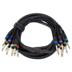Multicore 8 Klinke unsym / 8 Klinke unsym / 3m