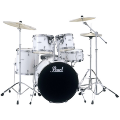Pearl Export Drumset komplett Weiß
