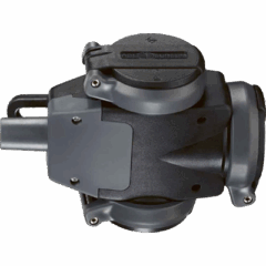 Schuko 3-fach Verteiler Vollgummi