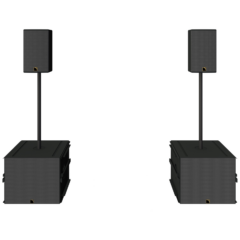 Ton Anlagen Set L-Acoustics 108p+SB15p (Aktiv)