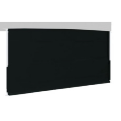 Zelt PVC Seitenwand schwarz 6m