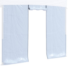 Zelt Pro Seitenwand weiß 3mx3m mit Tür