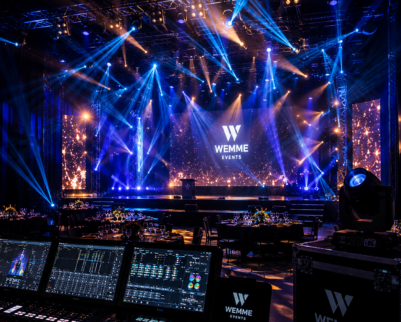 Lichttechnik mieten in Berlin – Moving Heads, Scheinwerfer und Lichtdesign von WEMME Events